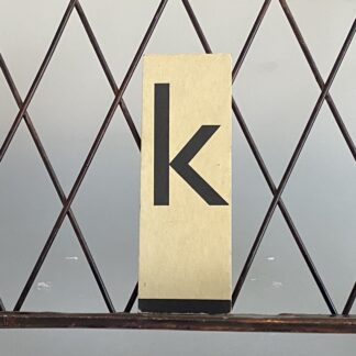 klassikale leesplank letter k