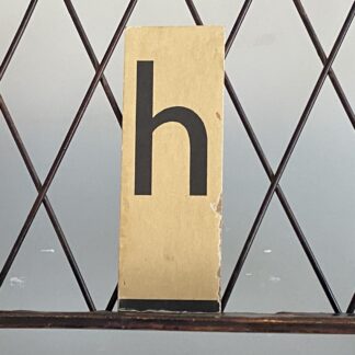 klassikale leesplank letter h